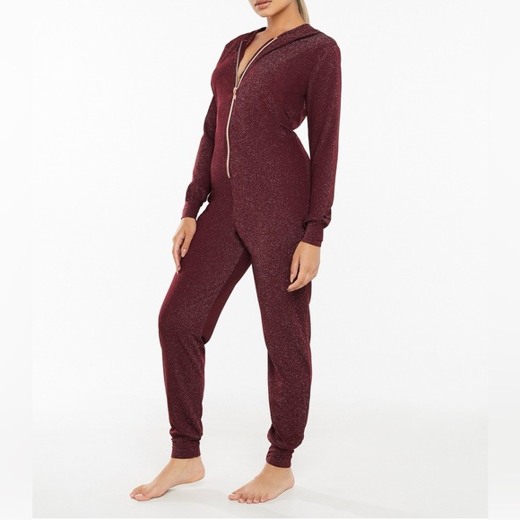 Savage X FENTY Sleep & Shine Hooded Onesie Size Small - Picture 1 of 13